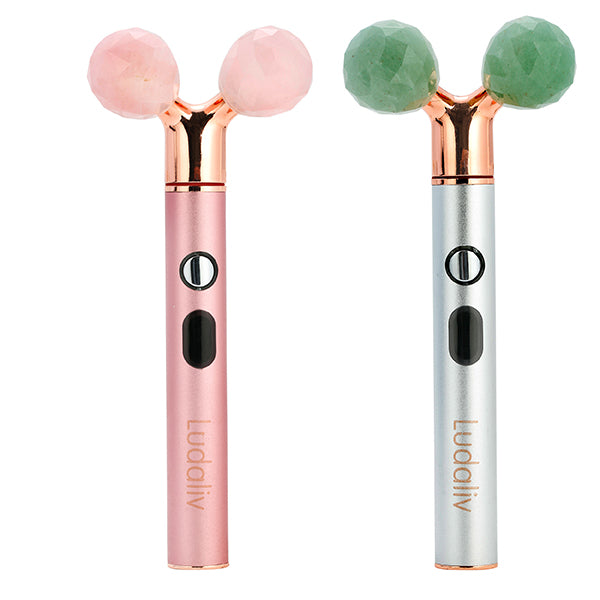 Rose Quartz Vibrating Lift & Contour Facial Roller