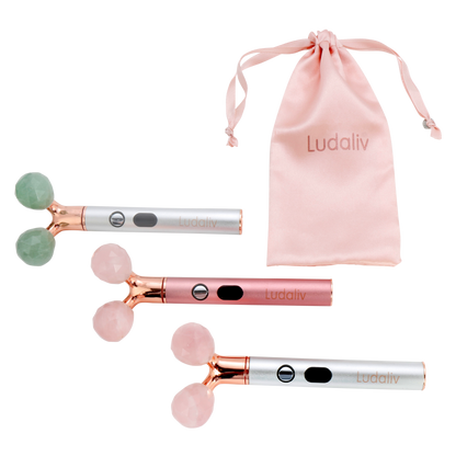 Bundles Vida natural jade vibrating lift &  countour beauty roller +Live mini roller