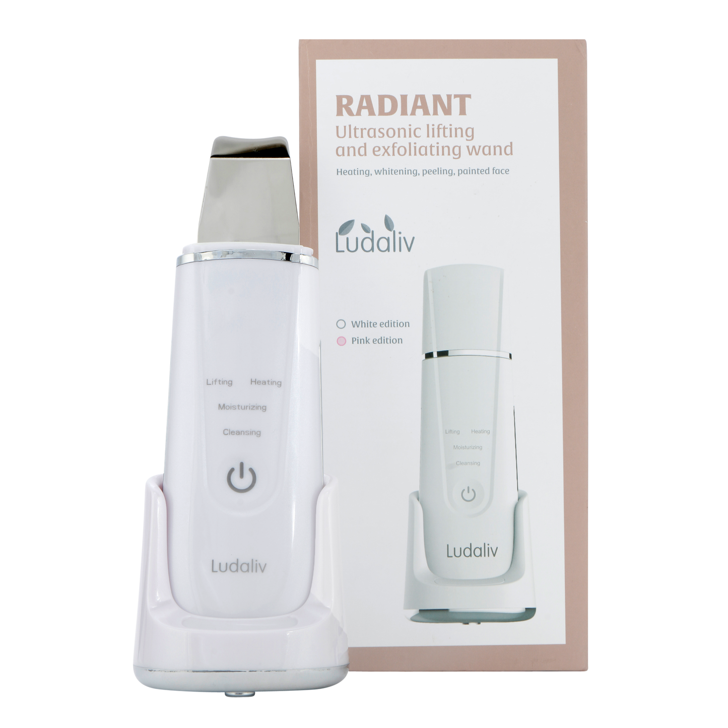 Radiant Ultrasonic Lifting and Exfoliating Wand/Bogo